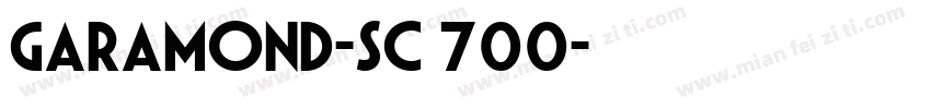 garamond-sc 700字体转换